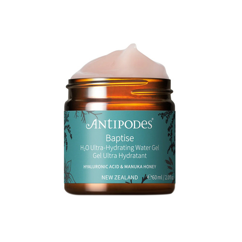 Antipodes  Baptise H2O Ultra-Hydrating Water Gel on white background