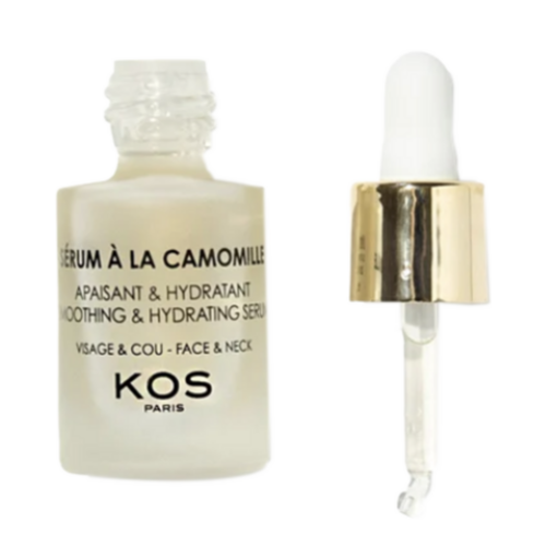 Kos Paris Chamomile serum on white background