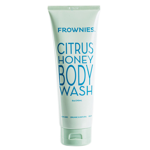Frownies Citrus Honey Body Wash on white background