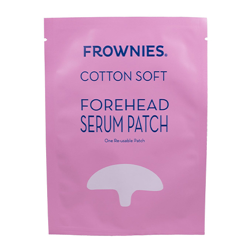 Frownies Forehead Wrinkles Serum Patch on white background