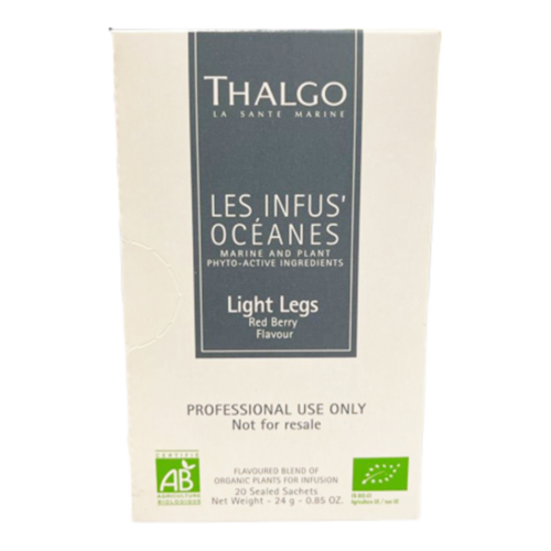 Thalgo Organic Infus Oceanes Light Legs Tea (Heavy Legs)  20 Sachets on white background