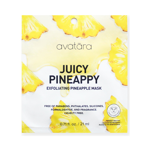 Avatara Pineappy Exfoliating Face Mask on white background