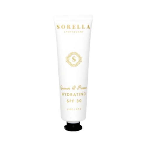 Sorella Apothecary Quench and Protect Hydrating SPF 30 on white background