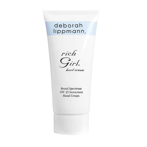 Deborah Lippmann Rich Girl SPF 25 Hand Cream on white background