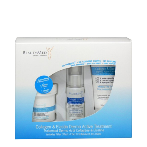 BeautyMed Collagen and Elastin Dermo Active Treatment Kit on white background