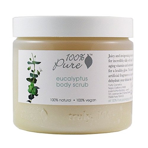 100% Pure Organic Eucalyptus Body Scrub, 561ml/19 oz