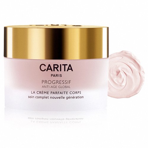 Carita Progressif Anti Age Global Perfect Cream for Body on white background