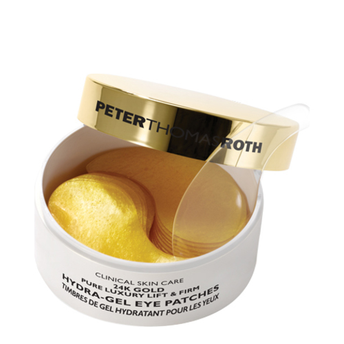 Peter Thomas Roth 24K Gold Lift and Firm Hydra Gel Patches on white background