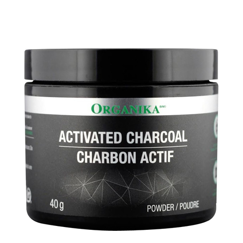 Organika Activated Charcoal Powder, 40g/1.4 oz