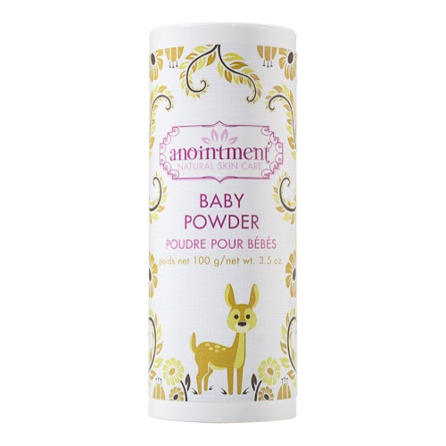Anointment Baby Powder on white background