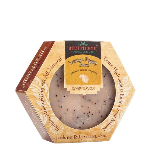 Anointment Handcrafted Soap - Lemon Poppyseed, 120g/4.2 oz
