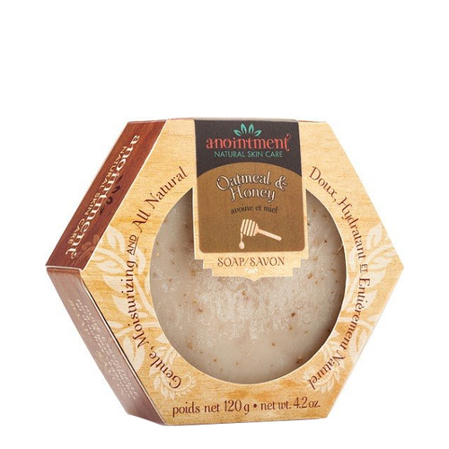 Anointment Handcrafted Soap - Oatmeal & Honey, 120g/4.2 oz