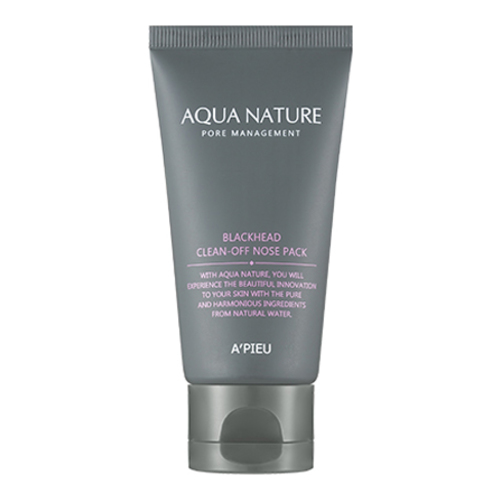 APIEU Aqua Nature Blackhead Clean-Off Nose Pack on white background