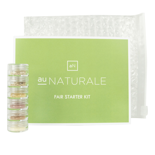 Au Naturale Cosmetics Fair Starter Kit on white background