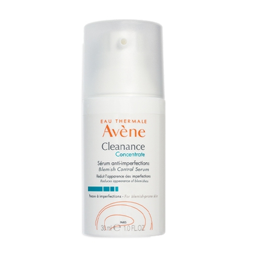 Avene Cleanance Concentrate Blemish Control Serum on white background