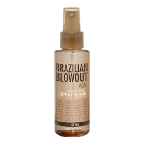 Brazilian Blowout Acai Shine and Shield Spray Shine on white background