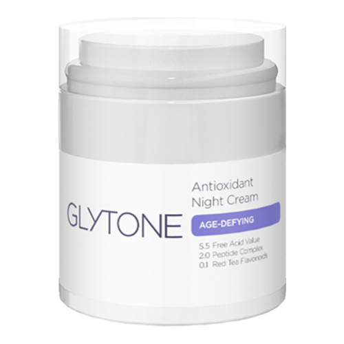 Glytone Age-Defying Antioxidant Night Cream on white background