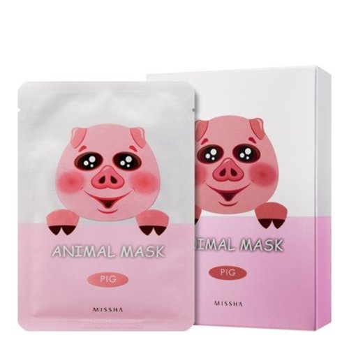 MISSHA Animal Mask Set - Pig, 10 pieces