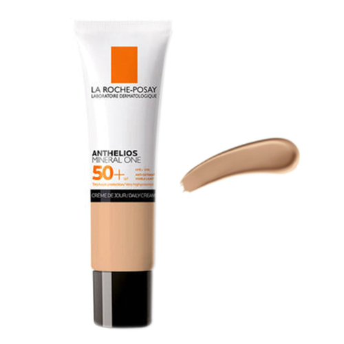 La Roche Posay Anthelios Mineral One SPF 50+ Tinted Facial Sunscreen - T01 on white background