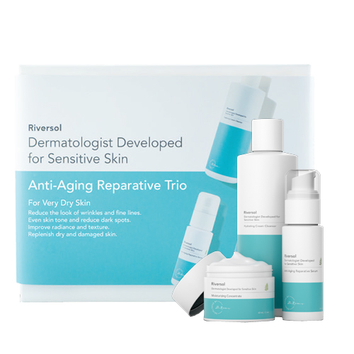 Riversol Anti-Aging Trio - Very Dry to Dehydrated Skin on white background