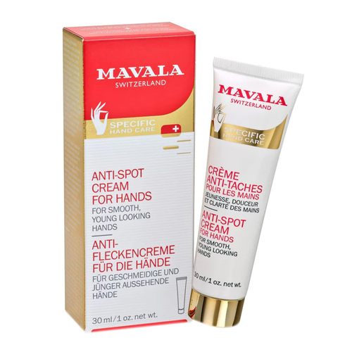 MAVALA Anti-Spot Cream for Hands on white background