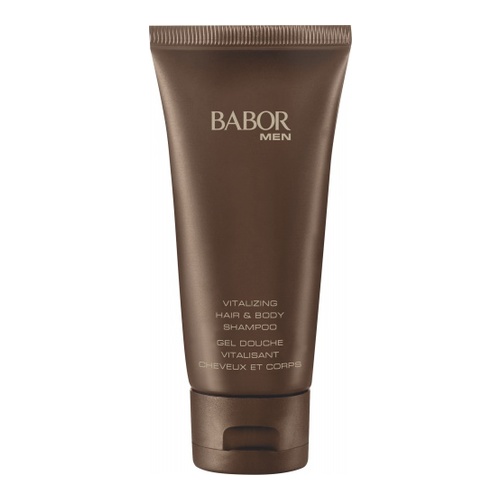 Babor FOR MEN Vitalizing Hair and Body Shampoo on white background