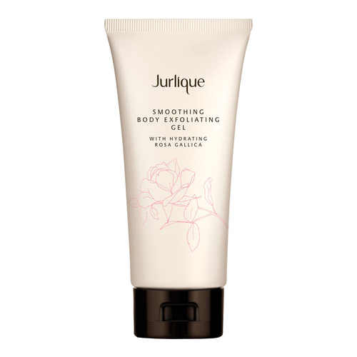 Jurlique Smoothing Body Exfoliating Gel with Hydrating Rosa Gallica on white background