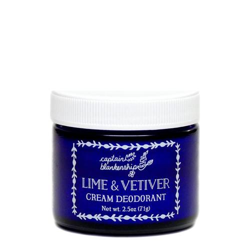 Captain Blankenship Lime & Vetiver Cream Deodorant, 71g/2.5 oz