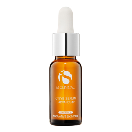 iS Clinical C Eye Serum Advance+ on white background