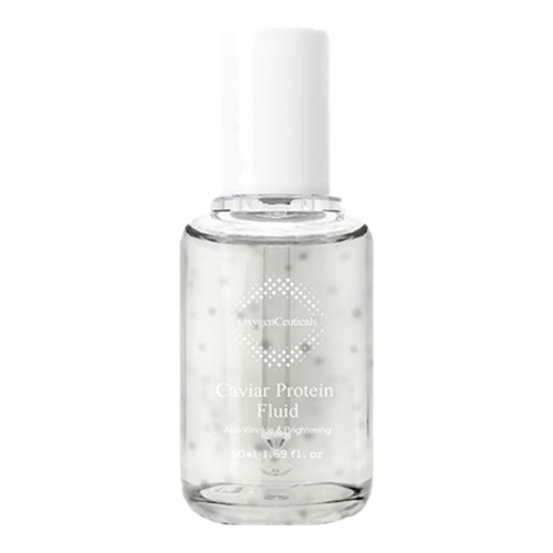 OxygenCeuticals Caviar Protein Fluid on white background