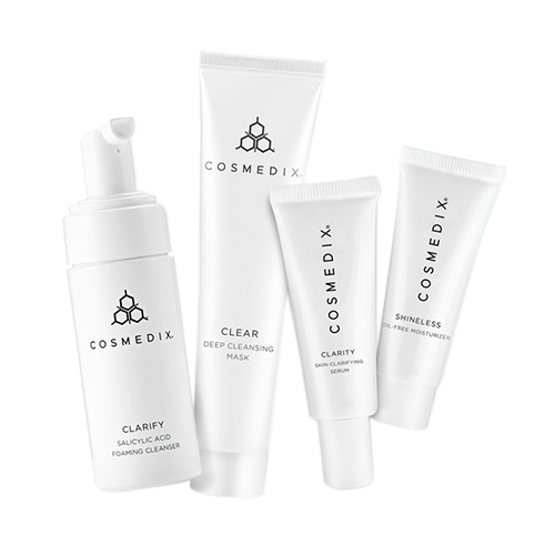 CosMedix Clarifying and Cleansing Kit on white background