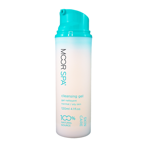 Moor Spa Cleansing Gel on white background