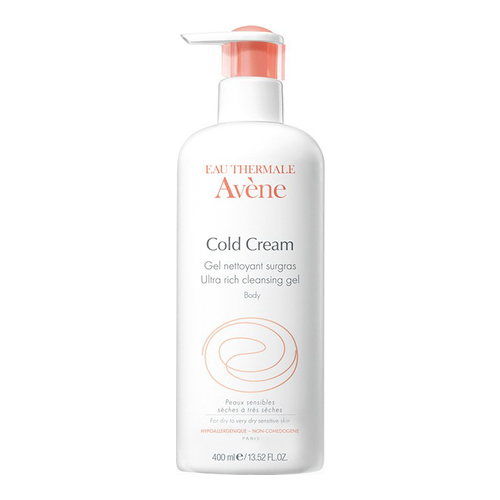 Avene Cold Cream Ultra Rich Cleansing Gel on white background