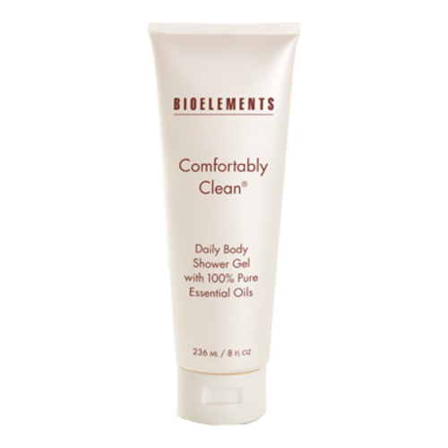 Bioelements Comfortably Clean Daily Shower Gel on white background