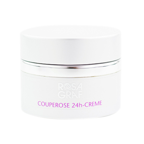 Rosa Graf Couperose Cream on white background