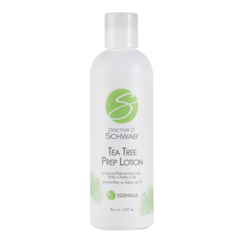 Doctor D Schwab Tea Tree Prep Lotion on white background