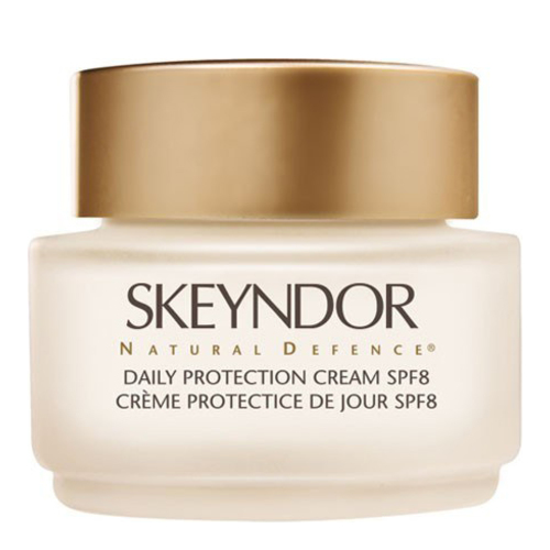 Skeyndor Daily Protection Cream SPF8 on white background