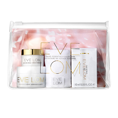 Eve Lom Travel Essentials Set on white background