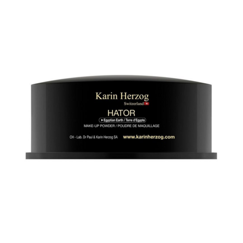 Karin Herzog Egyptian Earth Hator (Bronze) Powder on white background