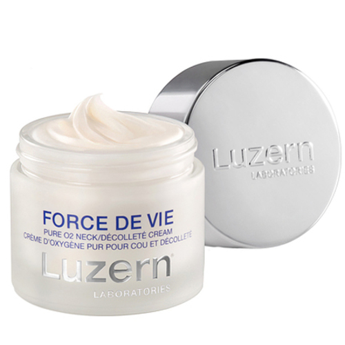 Luzern Force de Vie Neck and Decollete Cream on white background