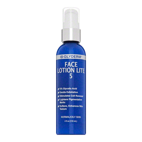 GlyDerm Face Lotion Lite 5 on white background