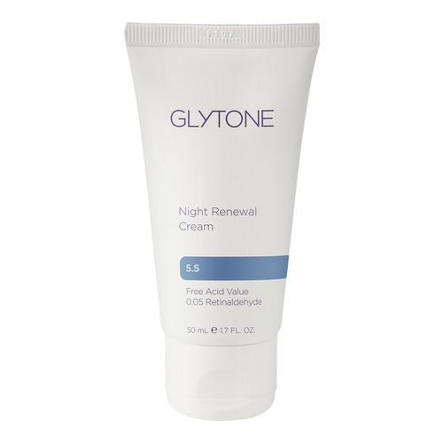 Naturally Yours Glytone Night Renewal Cream on white background