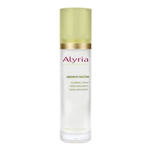 Alyria Growth Factor Plumping Cream on white background