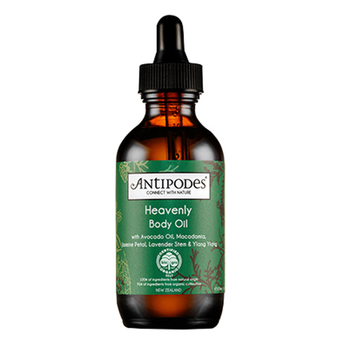 Antipodes  Heavenly Body Oil on white background