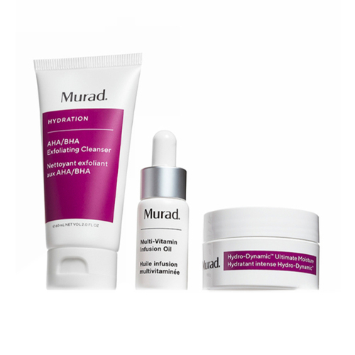 Murad Hydrate Trial Kit on white background