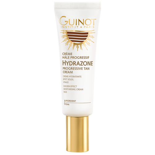 Guinot Hydrazone Gradual Self Tan Face Cream on white background