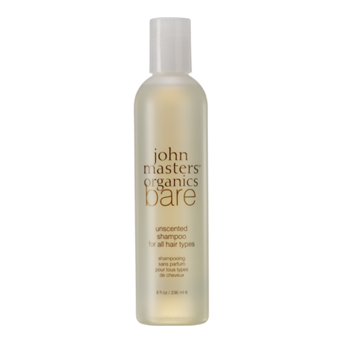 John Masters Organics Bare Unscented Shampoo on white background