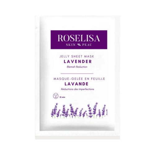 ROSELISA Jelly Sheet Mask - Lavender (Blemish Reduction) on white background