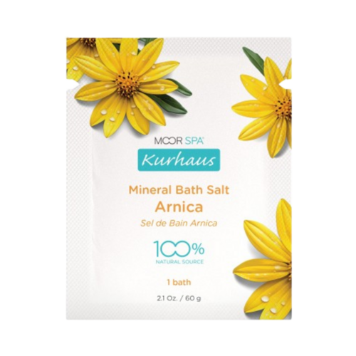 Moor Spa Kurhaus Arnica Bath Salts on white background