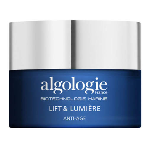 Algologie Lift and Lumiere Firming Night Cream on white background